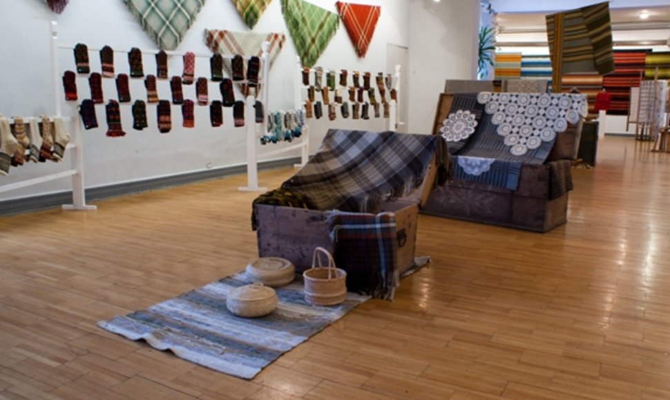Parodoje bus eksponuojami tradiciniai latvių tekstilės gaminiai. 