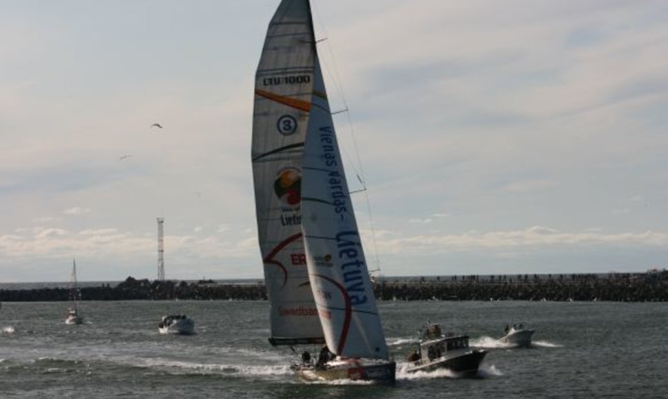 Pasaulį apiplaukusios jachtos „Ambersail“  finišo uostu tapo Klaipėda. 