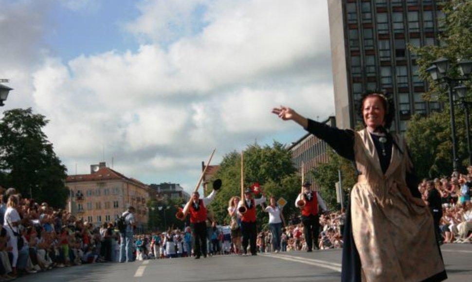 Europos tautų kultūrų šventė „Europiada“ į Klaipėdą atviliojo šokėjus ir dainorėlius iš 22 šalių. 
