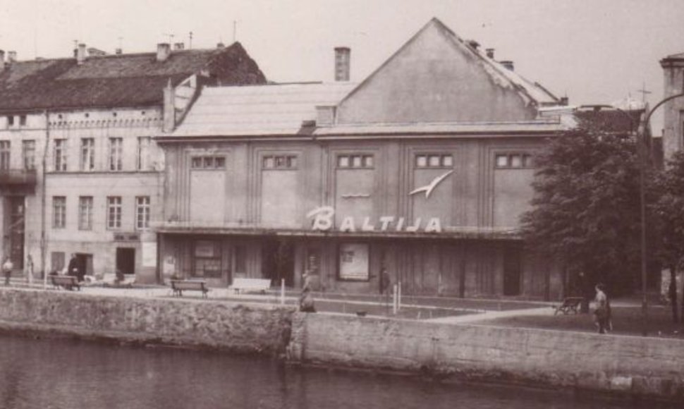 Pokarinis buvusio „Baltijos“ kino teatro vaizdas
