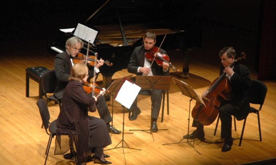 Vilniaus kvartetas šį vakarą koncertuos klaipėdiečiams. 