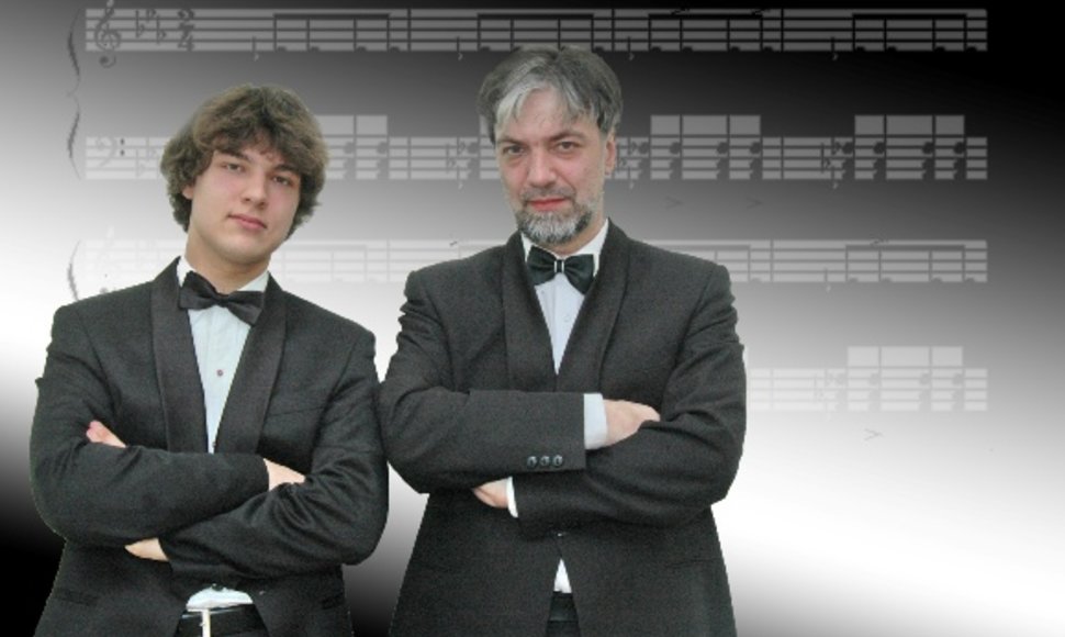 Antradienį Koncertų salėje laukiama Petro ir Luko Geniušų koncerto. 