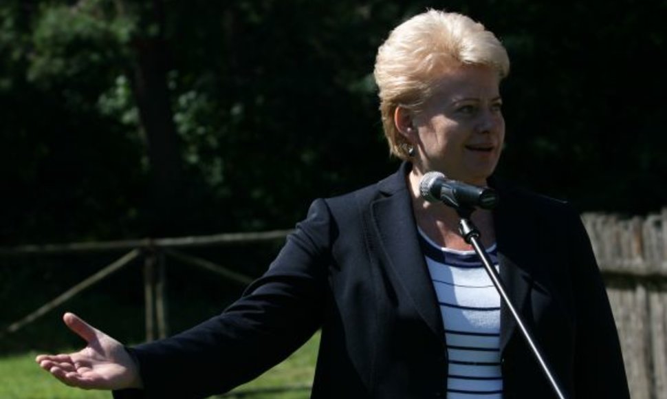 Dalia Grybauskaitė pirmą kartą oficialiu vizitu lankėsi Klaipėdoje.