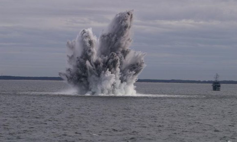 Pirmadienį Baltijos jūroje prasidės išminavimo darbų operacija.