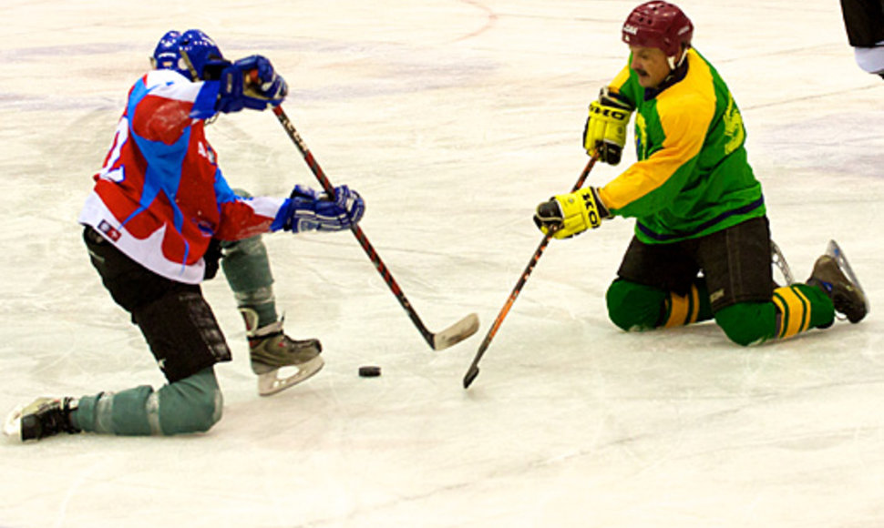 Nacionalinėje ledo ritulio lygoje - Plungės komandos pergalė.