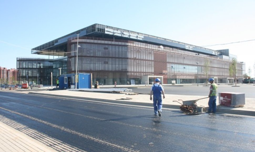 Klaipėdos areną trečiadienį apžiūrėję FIBA Europe atstovai liko patenkinti.