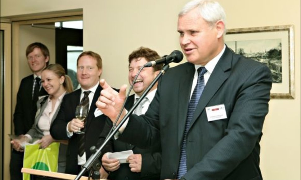 Klaipedos miesto meras V. Grubliauskas susitiko su investuotojais.