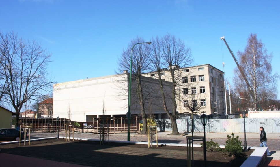 Kultūros fabrikas statomas vietoje buvusio tabako fabriko