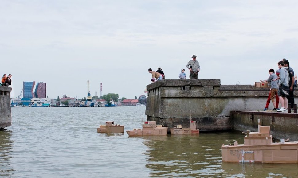 Laivų flotilės kelionė į Kuršių marias