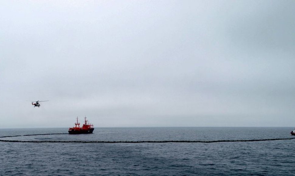 Karinių jūrų pajėgų laivas „Šakiai“ dalyvaus tarptautinėse taršos likvidavimo praybozse Baltijos jūroje.