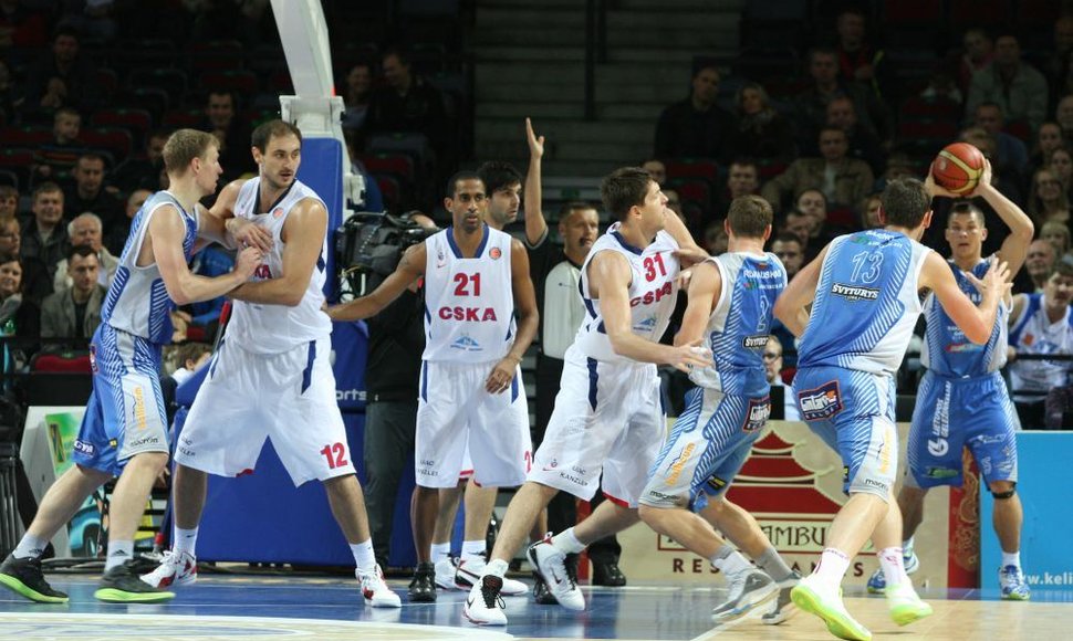 Klaipėdos „Neptūnas“ 72-83 nusileido Maskvos CSKA komandai.