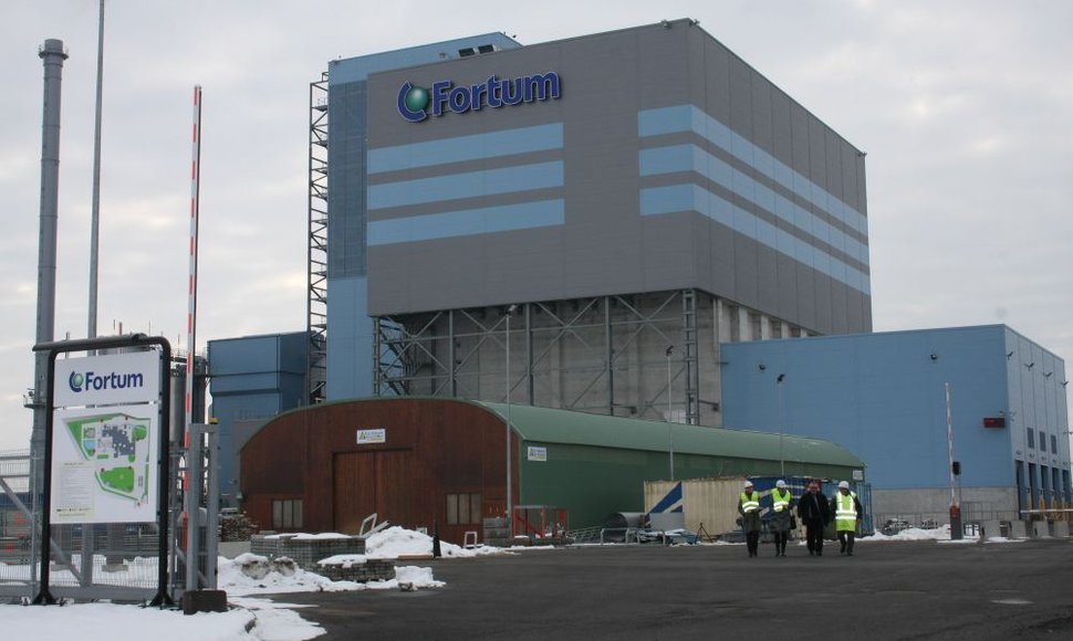 „Fortum“ termofikacinėje jėgainėje