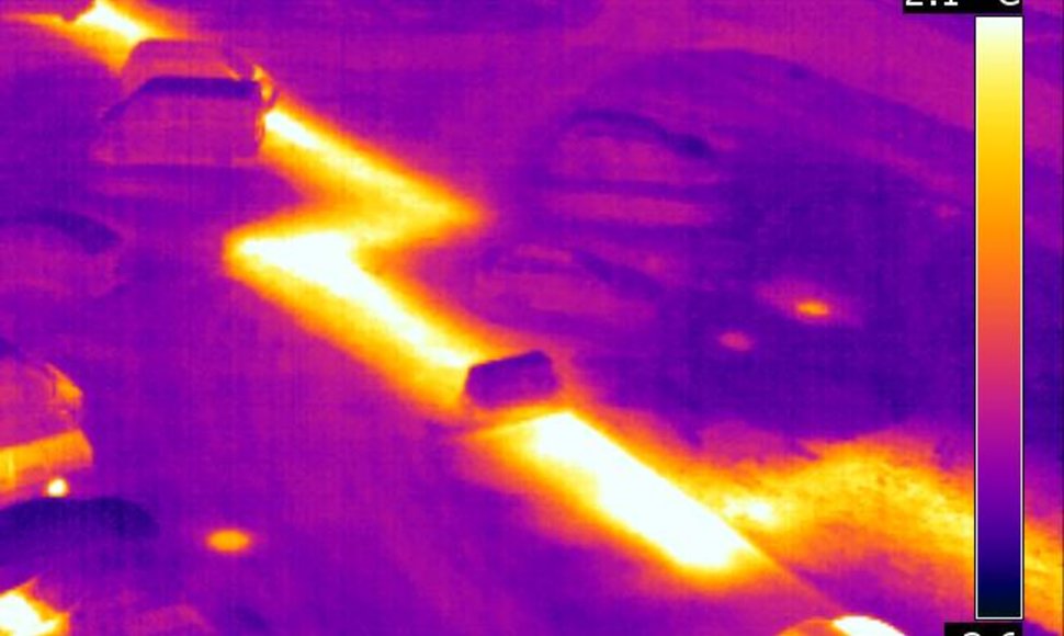 Klaipėdietė Ligita Girskienė, analizuodama gautas termovizines nuotraukas, suabejojo, ar šilumos trasose neiššvaistoma daugiau šilumos, nei išpučiama pro nesandarius langus.
