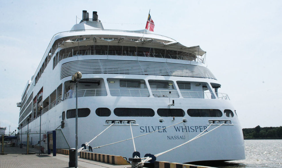 Klaipėdoje vieši laivas „Silver Whisper“