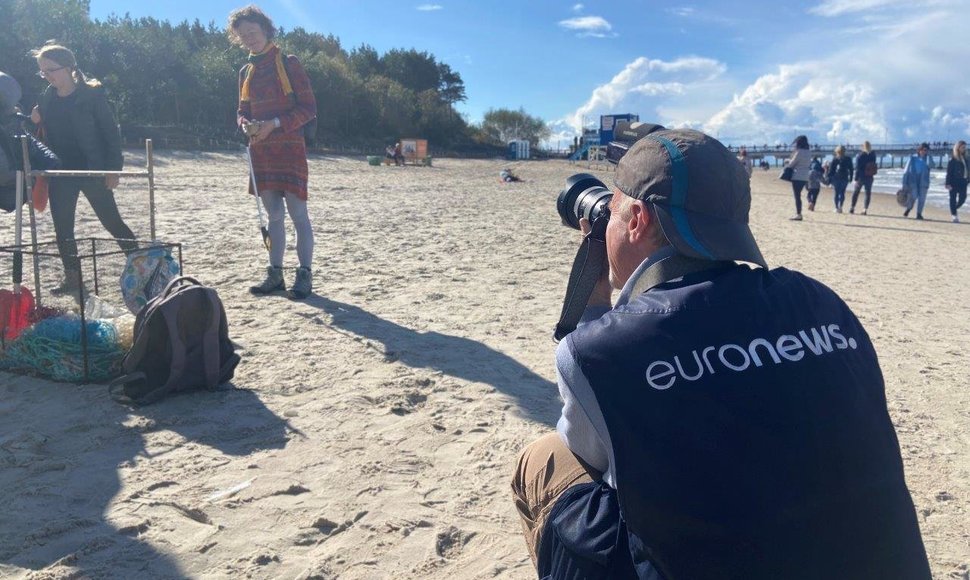 „Euronews TV“ susuko istoriją apie Lietuvos pajūryje vykdomą mokslininkų darbus.