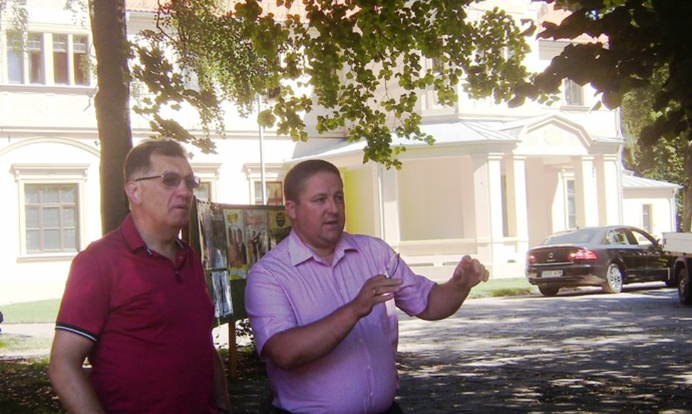Algirdas Butkevičius per atostogas skyrė dėmesio ir Palangos infrastruktūrai.