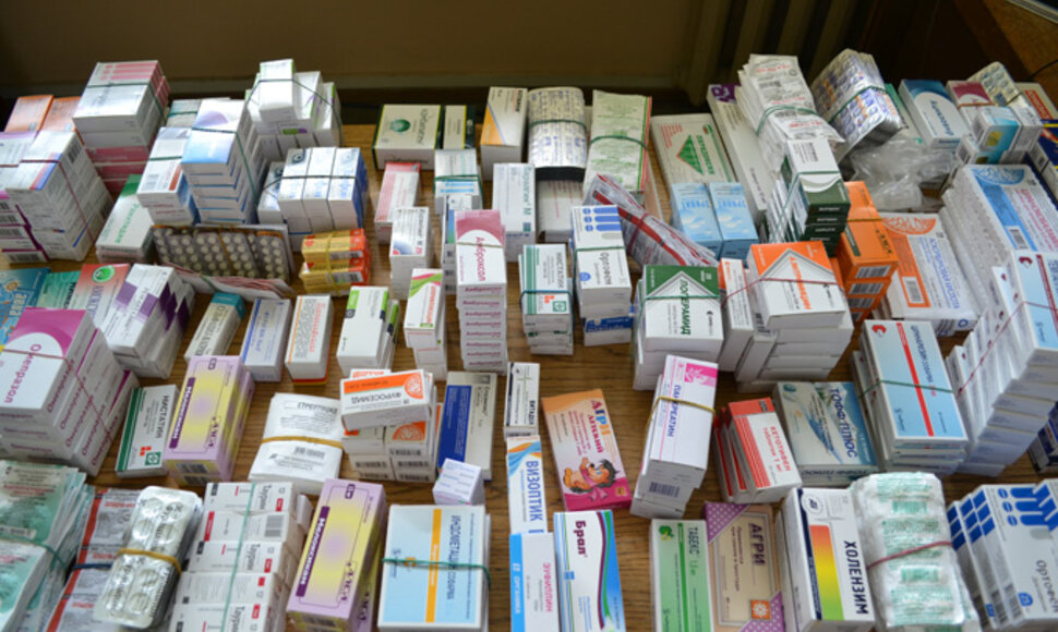 Turguje klaipėdietė prekiavo medikamentais. Visi jie konfiskuoti.
