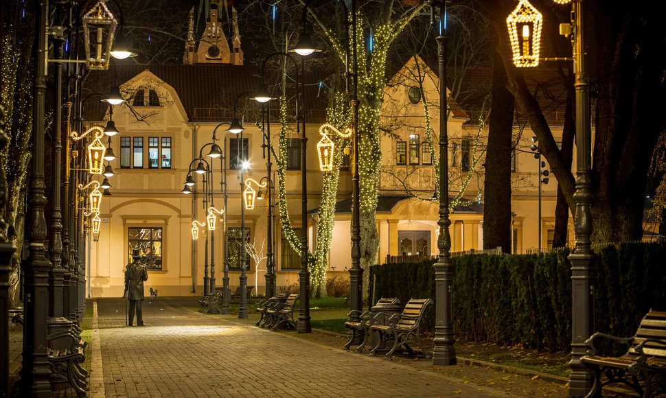 Kalėdoms puošiasi ir Palanga