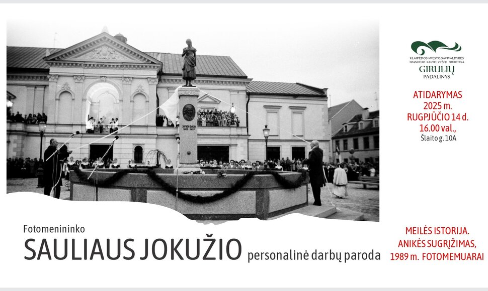 Klaipėdoje atveriama Sauliaus Jokužio personalinė paroda
