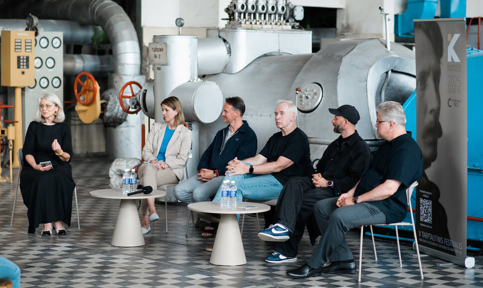 Klaipėdos festivalio spaudos konferencija. 