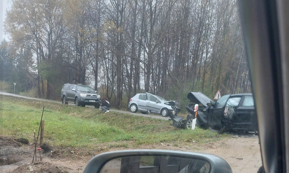 Avarijos vietoje Plungės rajone