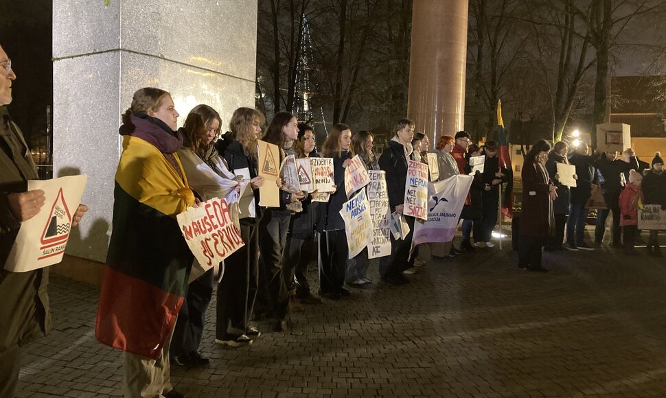 Protestas Klaipėdoje