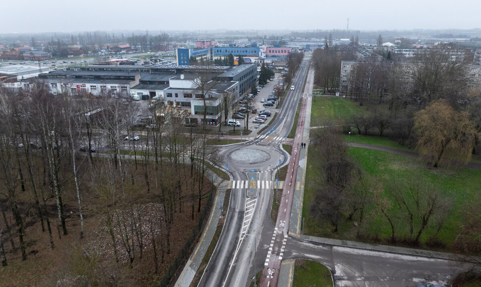 Rekonstruota Paryžiaus komunos gatvė