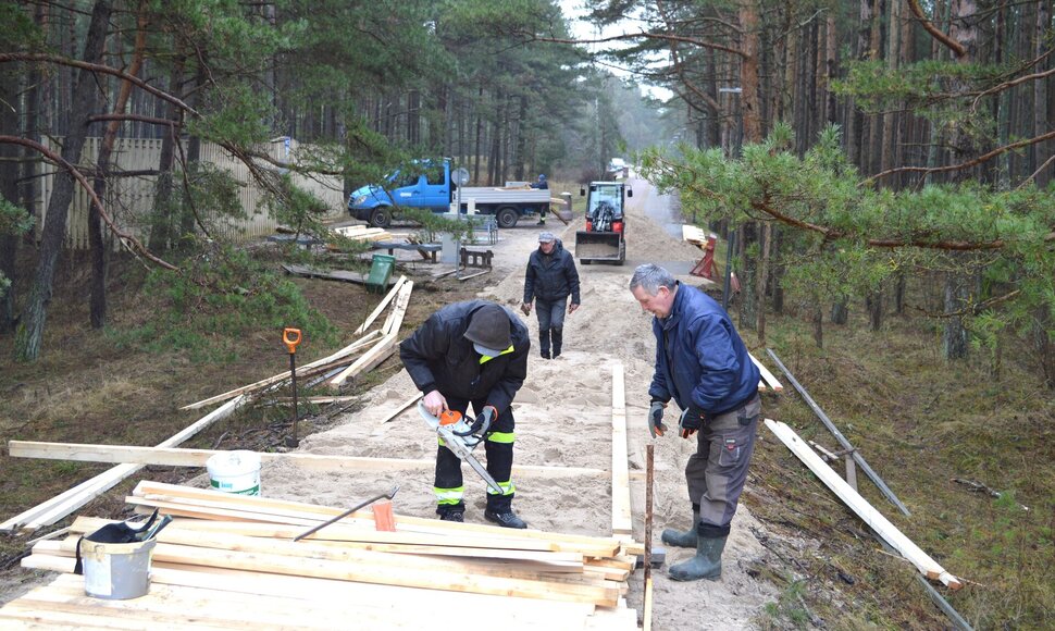 Palangos paplūdimiai ruošiami vasarai