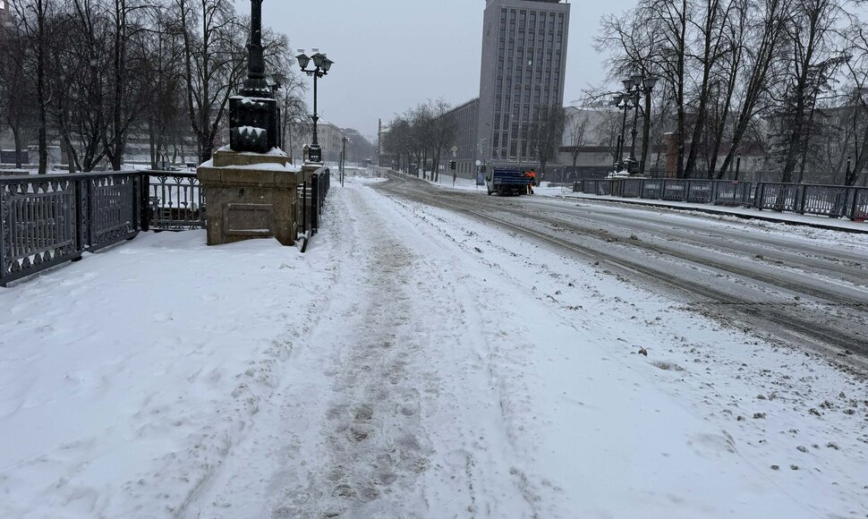 Gatvių valymas Klaipėdoje nesusilaukė tiek kritikos, kaip šaligatvių