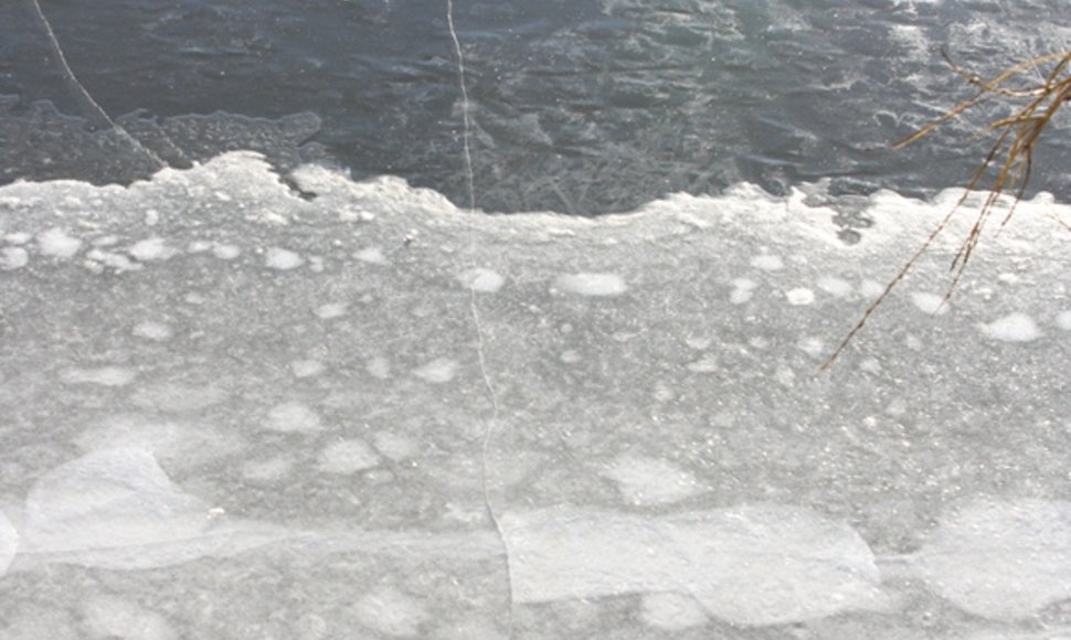 Danės upės ledas