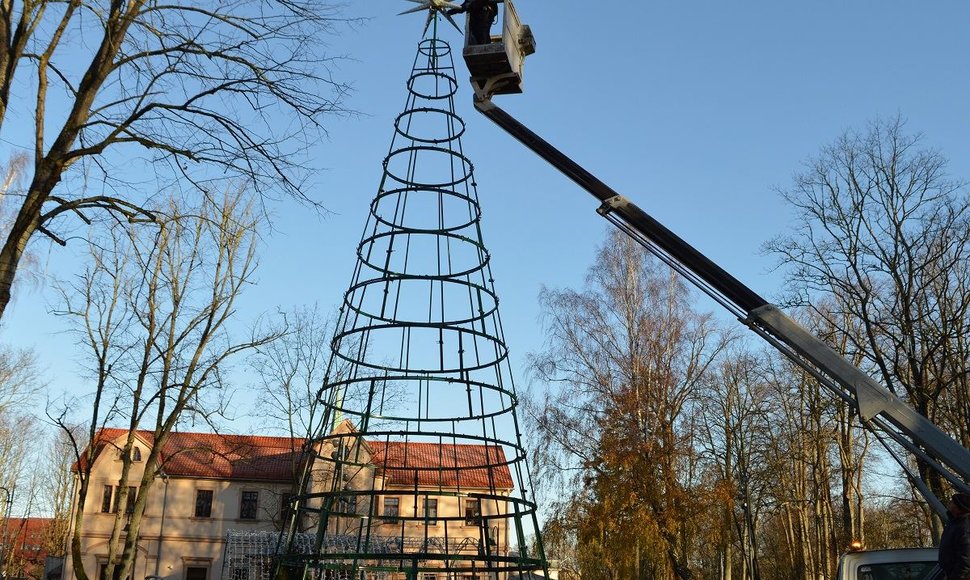 Palanga rengiasi žiemos šventėms.