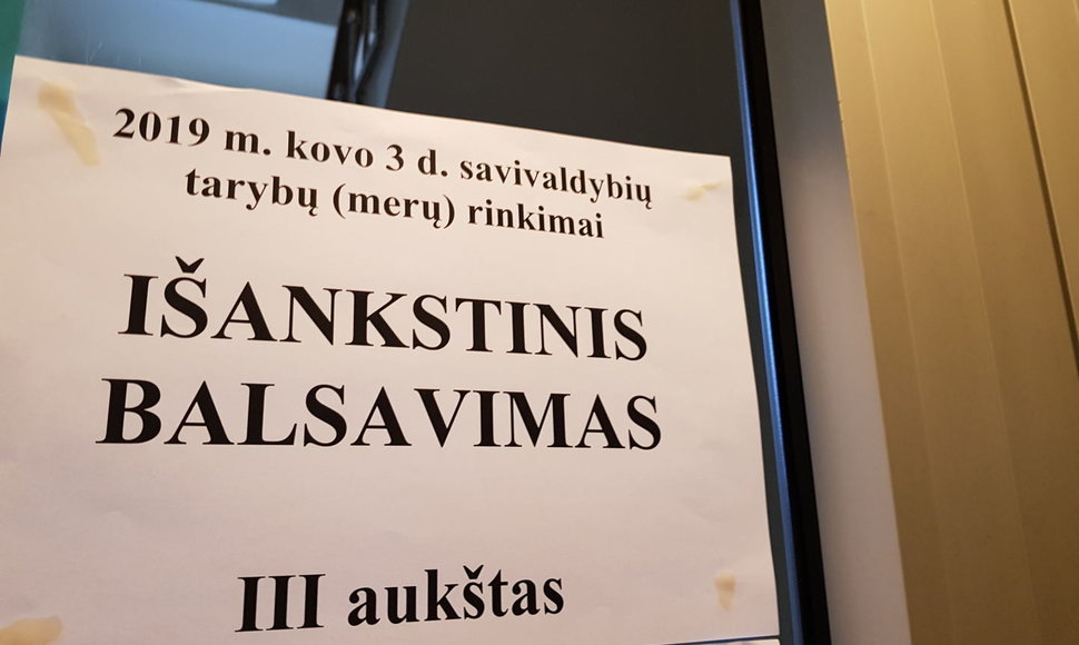 Išankstinis balsavimas Klaipėdoje