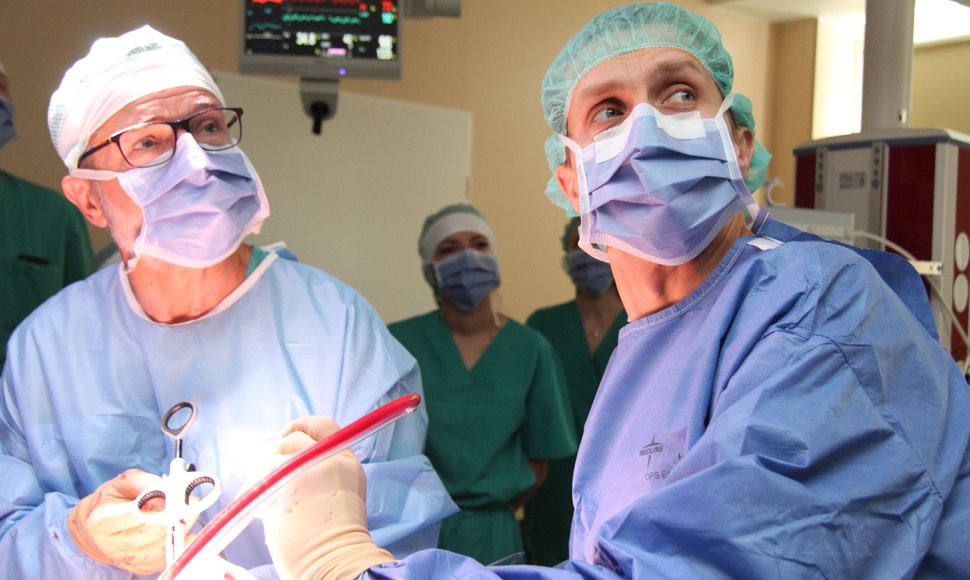 Jūrininkų ligoninės kardiologai atliko unikalią operaciją.