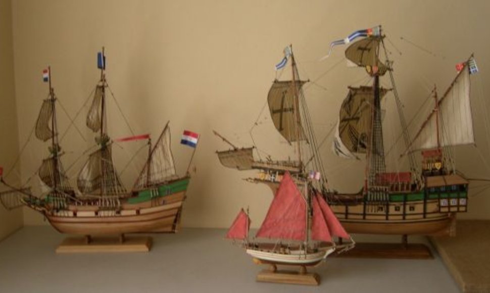 Laivų modeliai. 