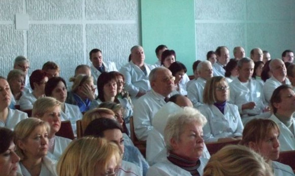 Klaipėdos universitetinės ligoninės medikai drąsiai reiškė savo nuomonę.