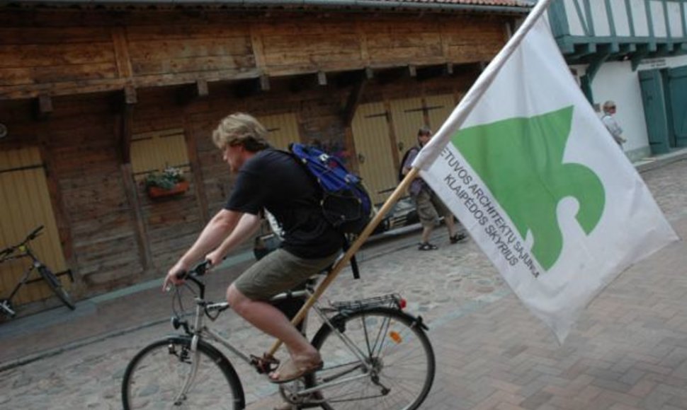 Lietuvos architektų sąjungos Klaipėdos apskrities organizacijos nariai liepos 1-ąją vėl sės ant dviračių.