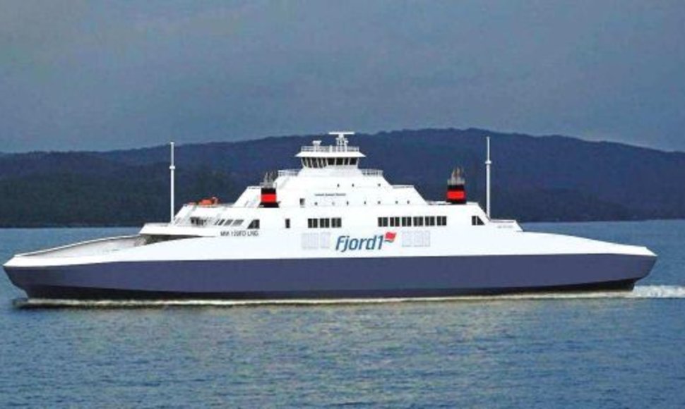 Keltas, talpinsiantis 600 keleivių ir net 242 lengvuosius automobilius, bus statomas Norvegijos kompanijai „Fjord1“.