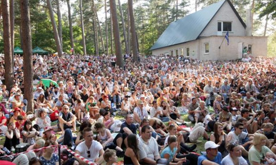 Festivalio žiūrovai.