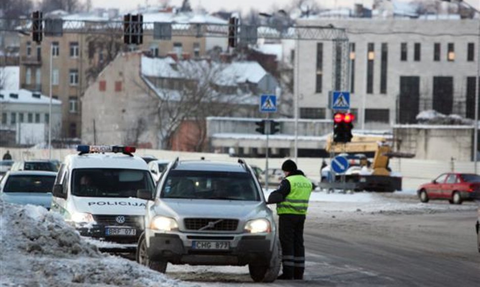 Vakar Kauno gatvėse buvo galima išvysti kiek daugiau patruliuojančių policininkų nei įprasta.