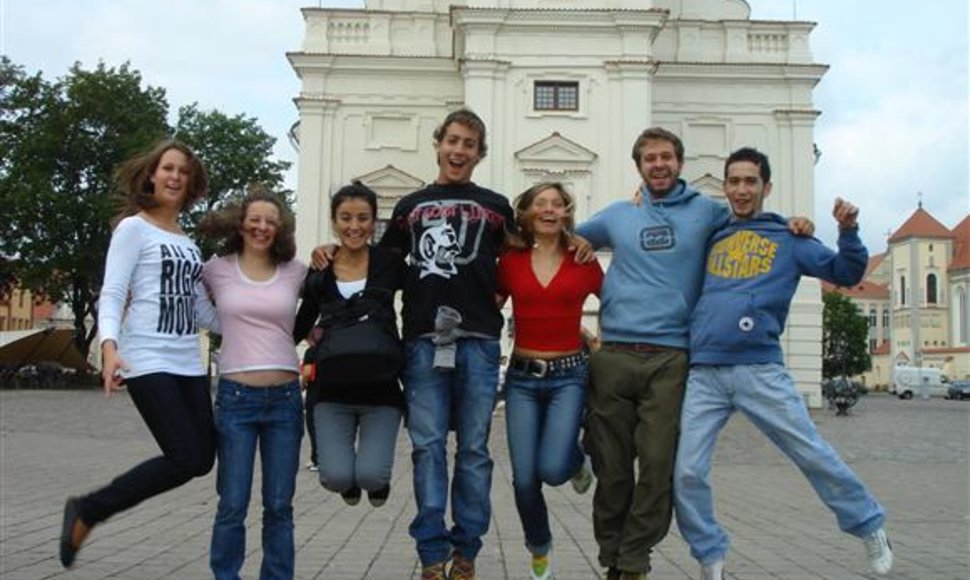 Erasmus studentai Kaune