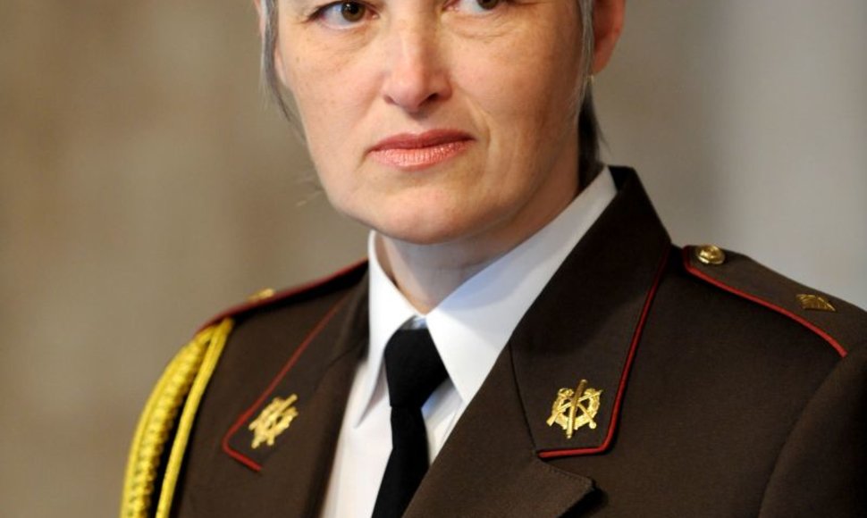 Akredituota Latvijos gynybos atašė Lietuvai majorė Inesė Kučerė