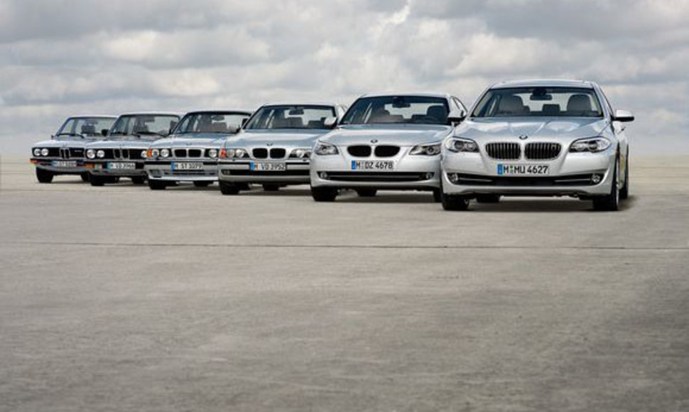 Visi BMW 5 modeliai