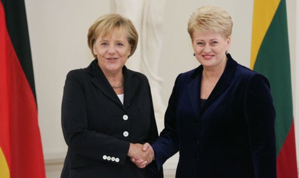 D.Grybauskaitė ir A.Merkel
