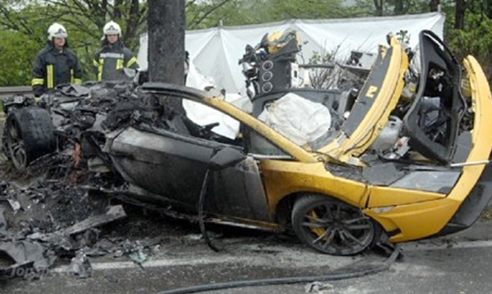 „Lamborghini Gallardo“ avarija