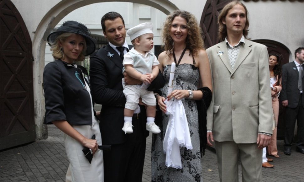 Foto naujienai: Violeta Repčenkaitė - Blėdienė pakrikštijo sūnų