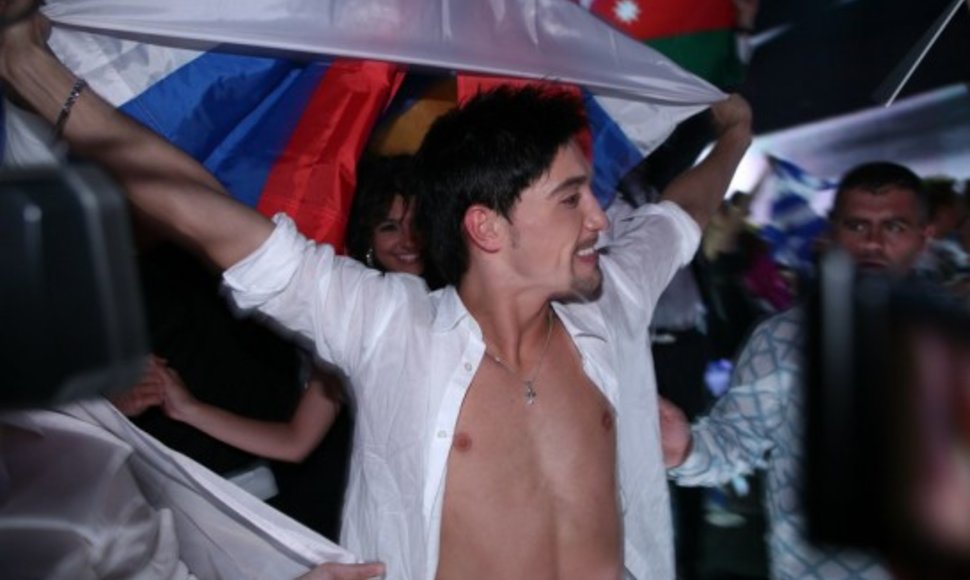Foto naujienai: „Eurovizija 2008“. Dima Bilanas konkursą vežasi į Rusiją