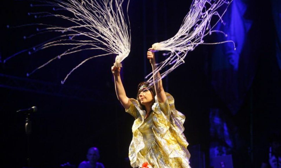 Foto naujienai: Björk koncertas – įspūdingas spektaklis