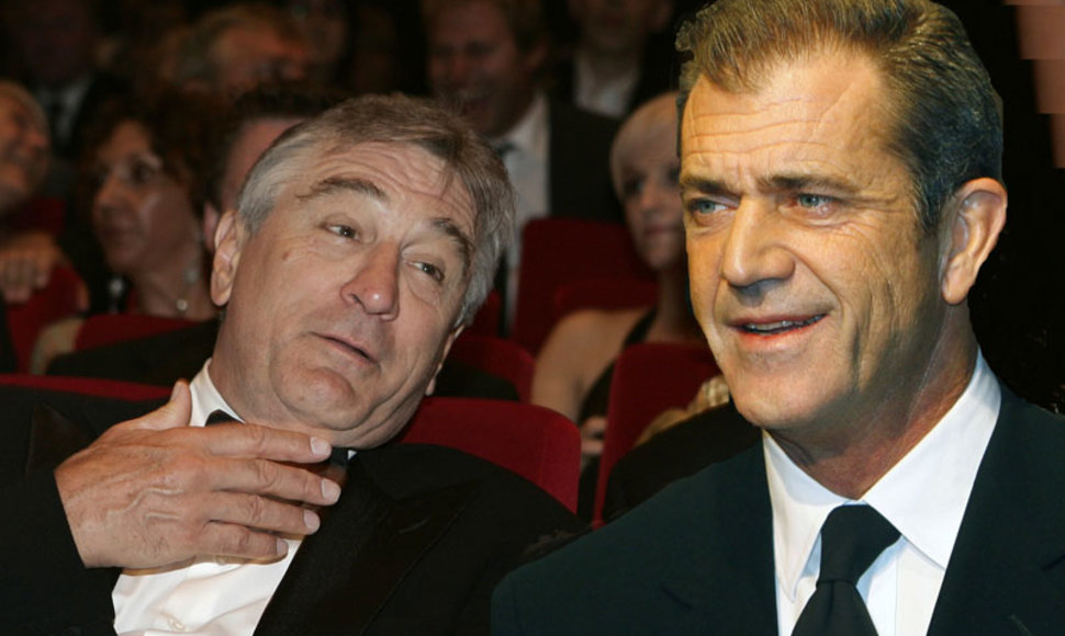 Foto naujienai: De Niro pirmą kartą vaidins su Melu Gibsonu