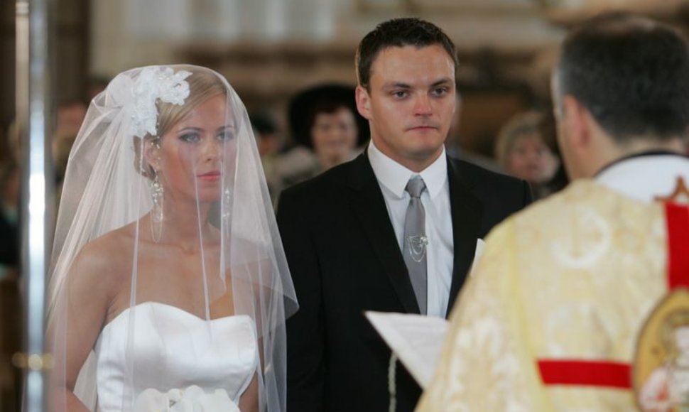 Foto naujienai: Vytenio Jasikevičiaus ir Monikos Gidraitės vestuvės priminė pasaką 