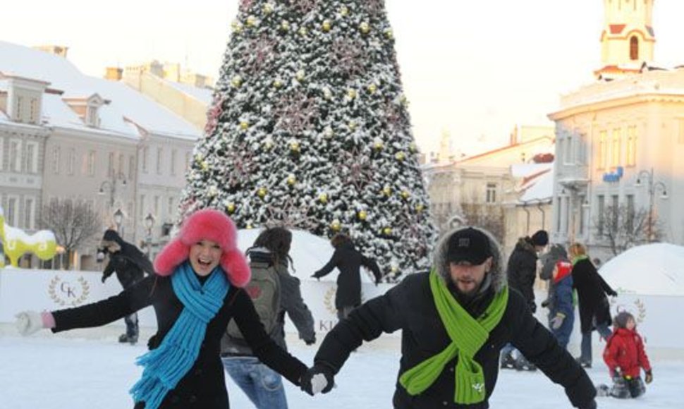 Foto naujienai: Natalija Zvonkė ir Rimas Valeikis: dviese ant ledo 